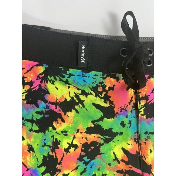 Hurley Splatter Dye Board Shorts NWT Size 28/16 - Picture 6 of 9